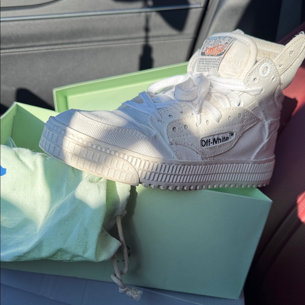 Off-White White High-Top Sneakers
